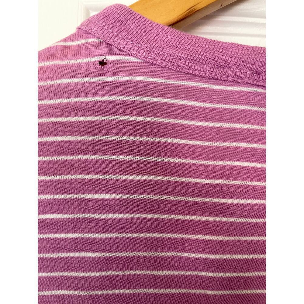 Veronica Beard Annemarie 100% Cotton Long Sleeve Stripe T-Shirt • Size XS ⬇️ - Picture 5 of 6